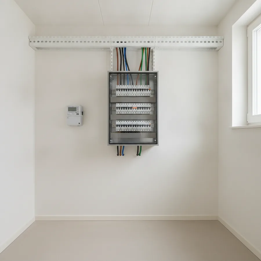 fase elektrische meterkast installatie