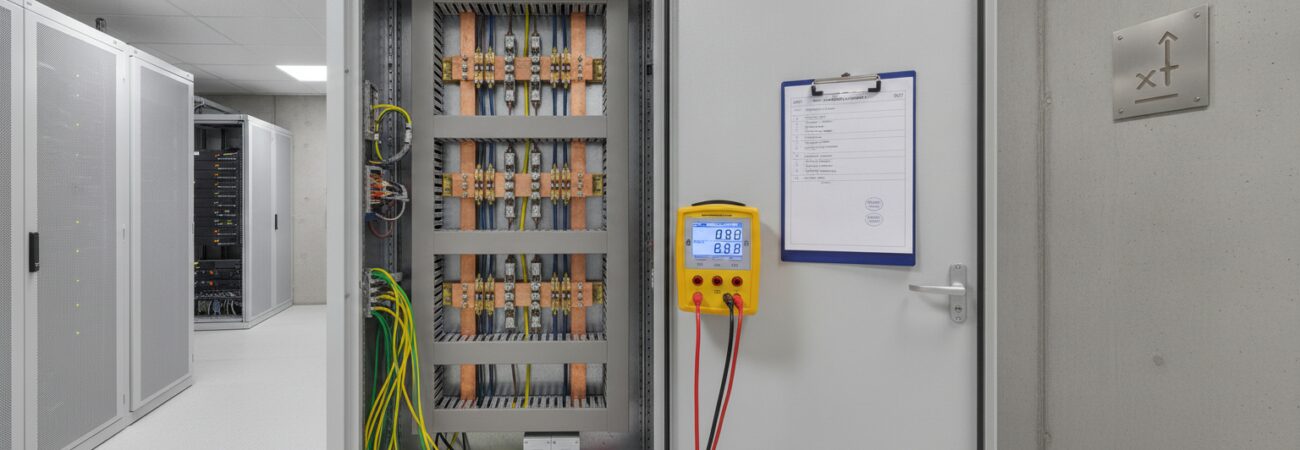 Aarding controleren bedrijfspand