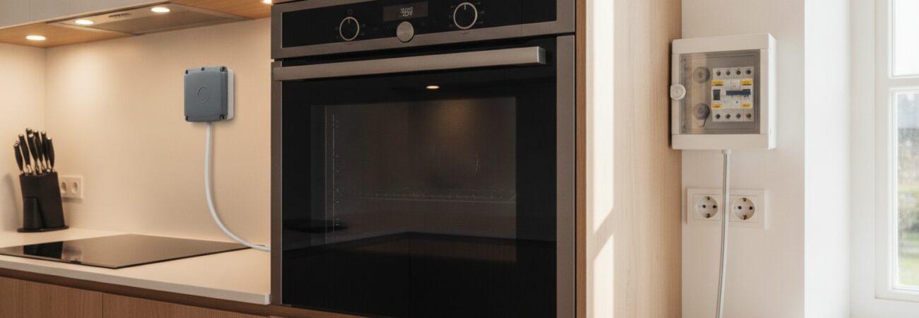 Aparte groep voor oven