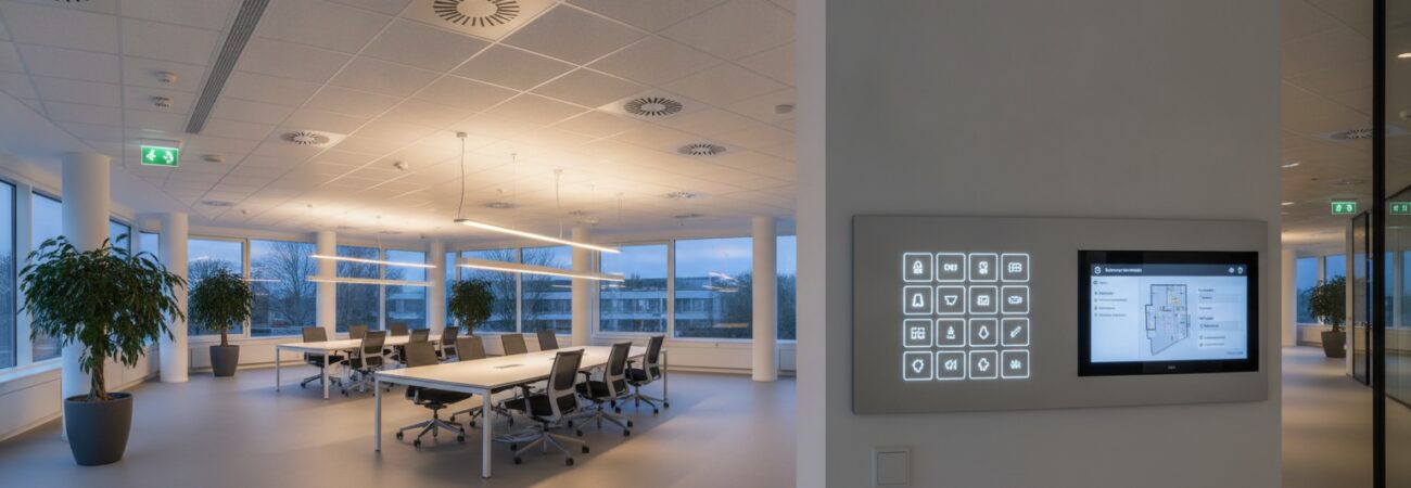 Centrale lichtbediening kantoor