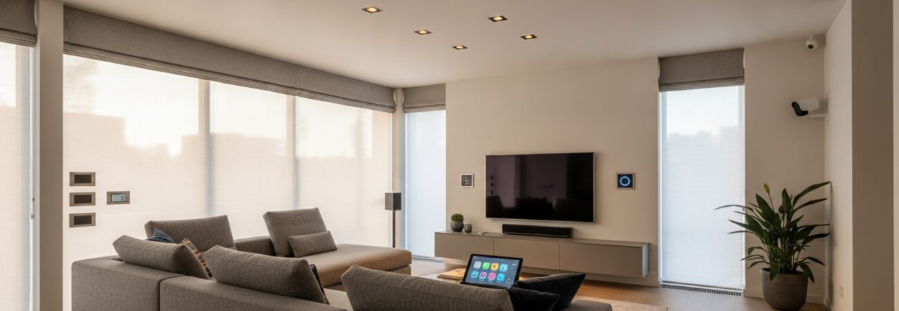 Domotica woonkamer installeren