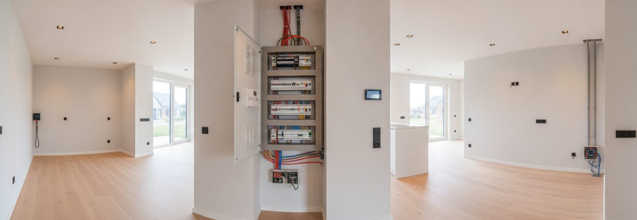 Elektra aanleggen nieuwbouw