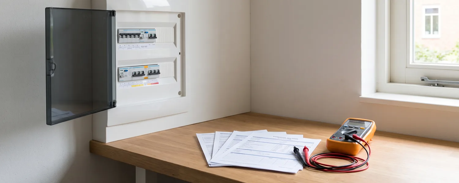 elektra keuring meterkast formulieren