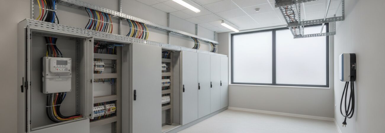 Wat is een elektra plan voor een nieuw bedrijfspand