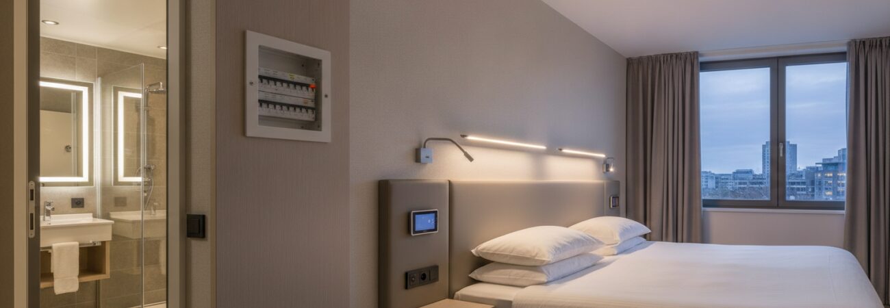Elektra voor hotelkamers