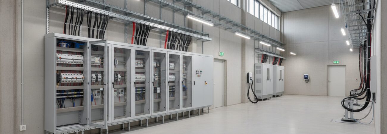 Elektrische installatie vernieuwen bedrijfshal