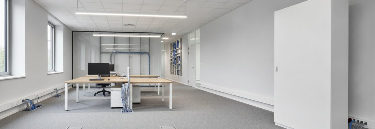 Kabels wegwerken bedrijfspand met strak resultaat en nul overlast