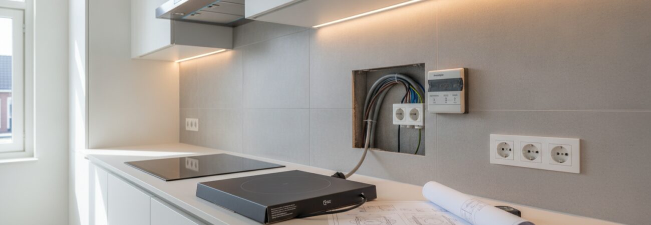 Keuken elektra voorbereiden voor inductie