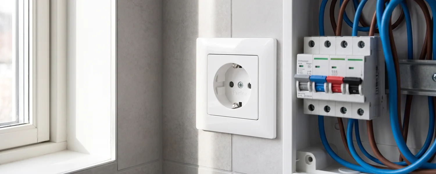 kookgroep perilex stopcontact groepenkast elektriciteit