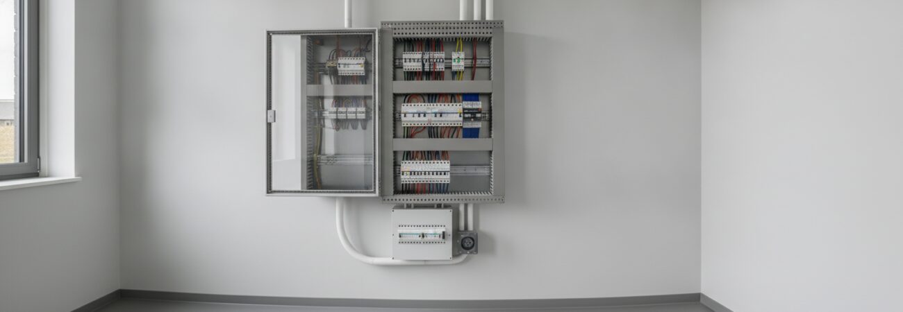 Wat is krachtstroom aansluiting controleren?