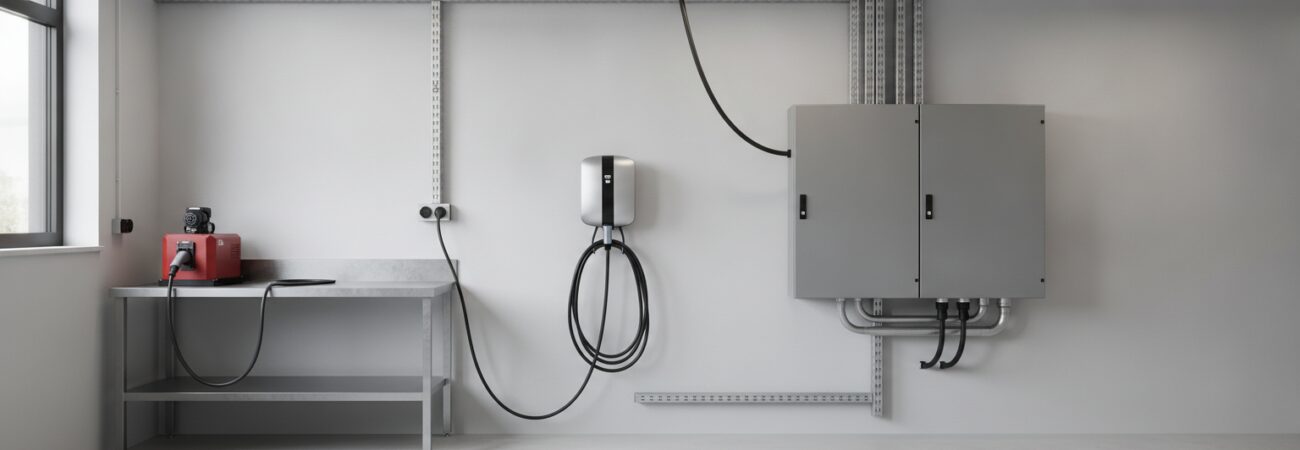 Krachtstroom aansluiting vervangen