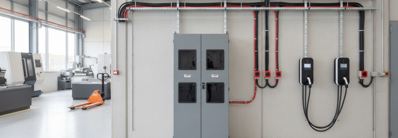 Krachtstroom bedrijfspand aanleggen
