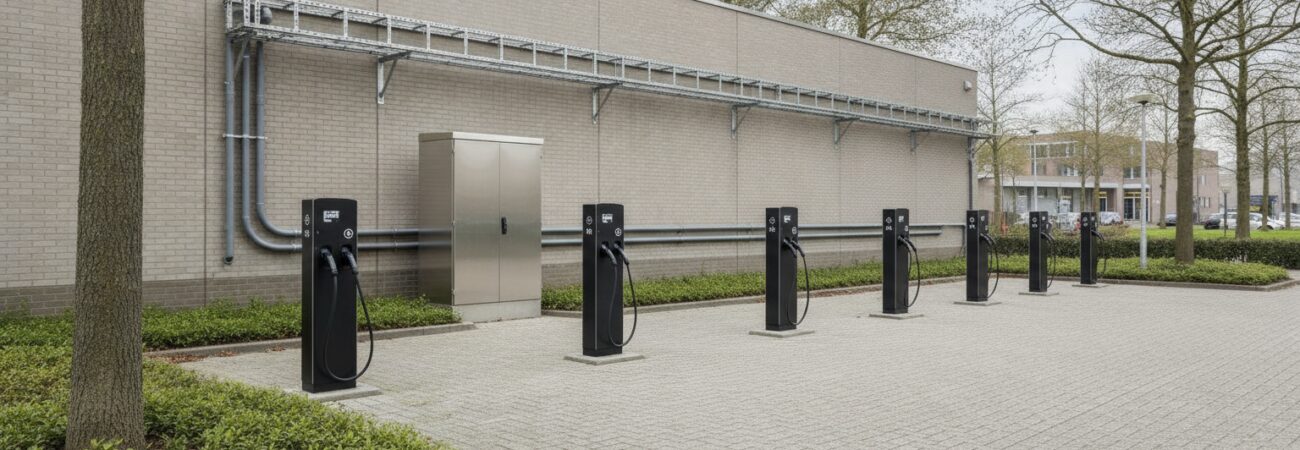 Laadinfrastructuur op je bedrijfsterrein uitgelegd