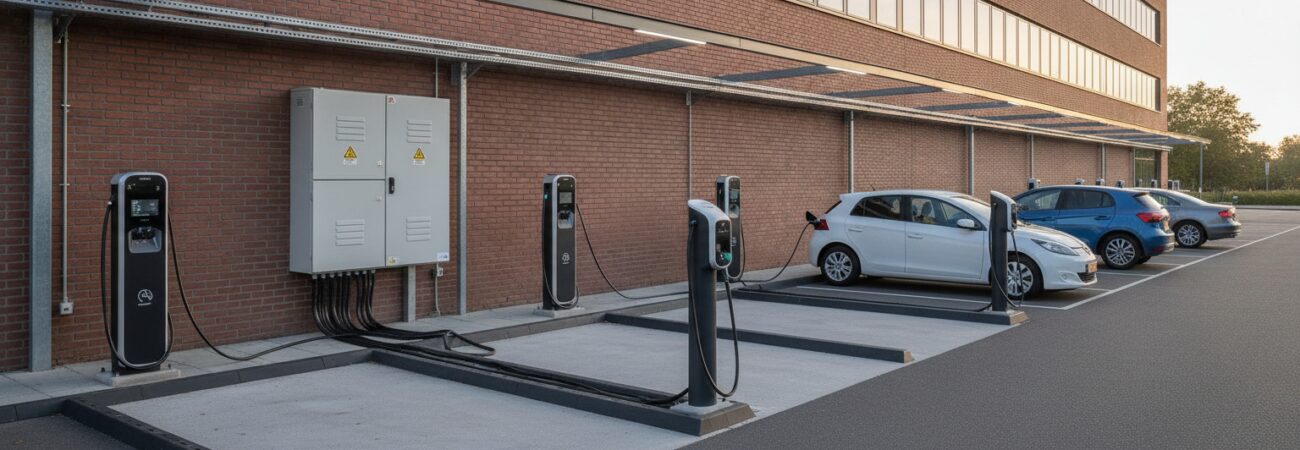 Laadvoorziening personeel parkeren