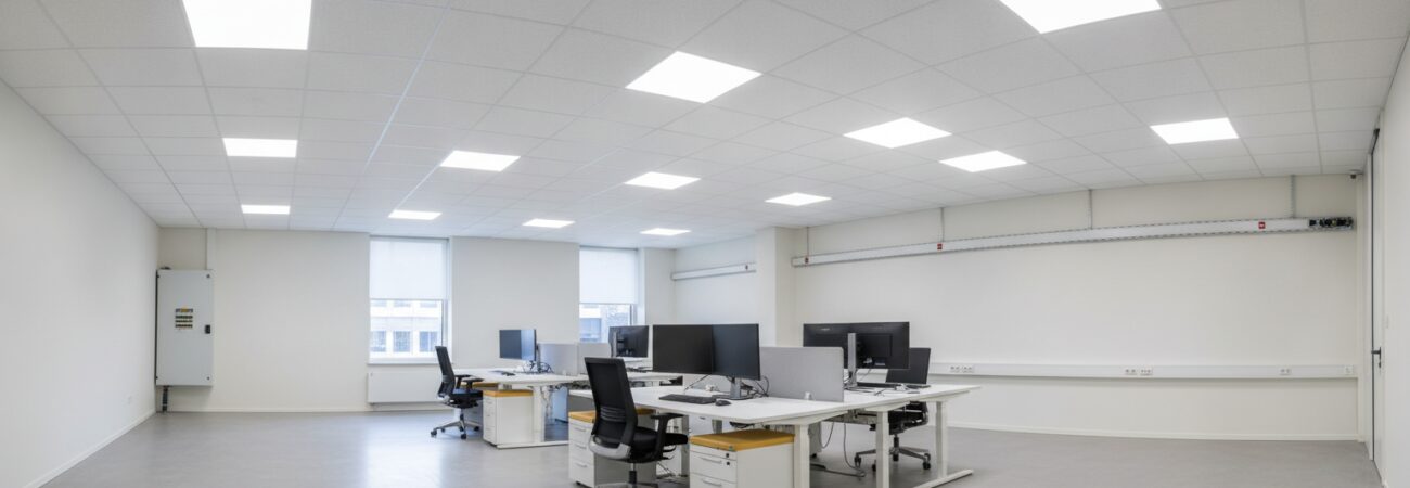 Led panelen kantoor plaatsen voor slim licht en lagere kosten