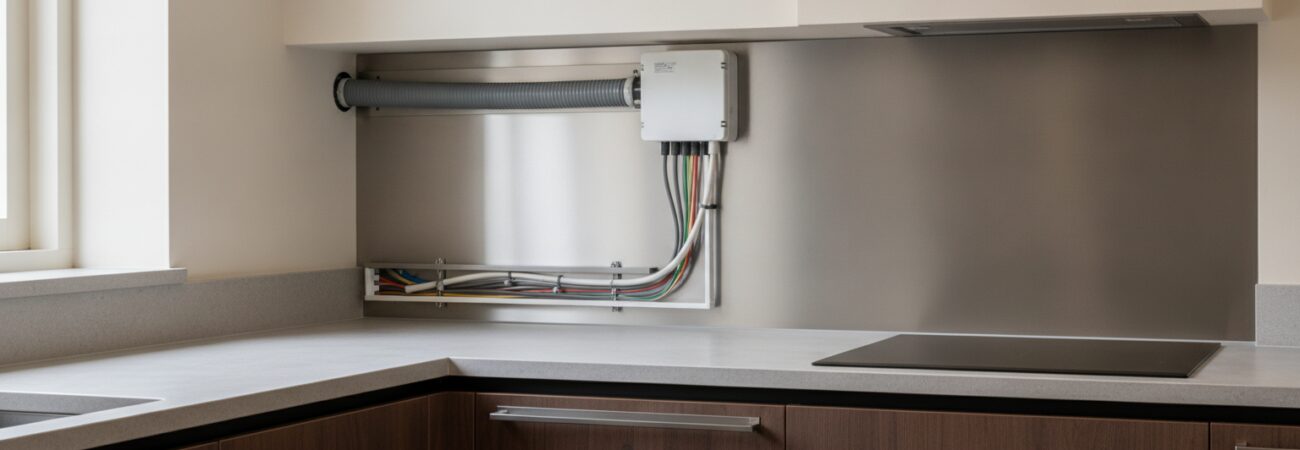 Perilex contactdoos plaatsen in de keuken