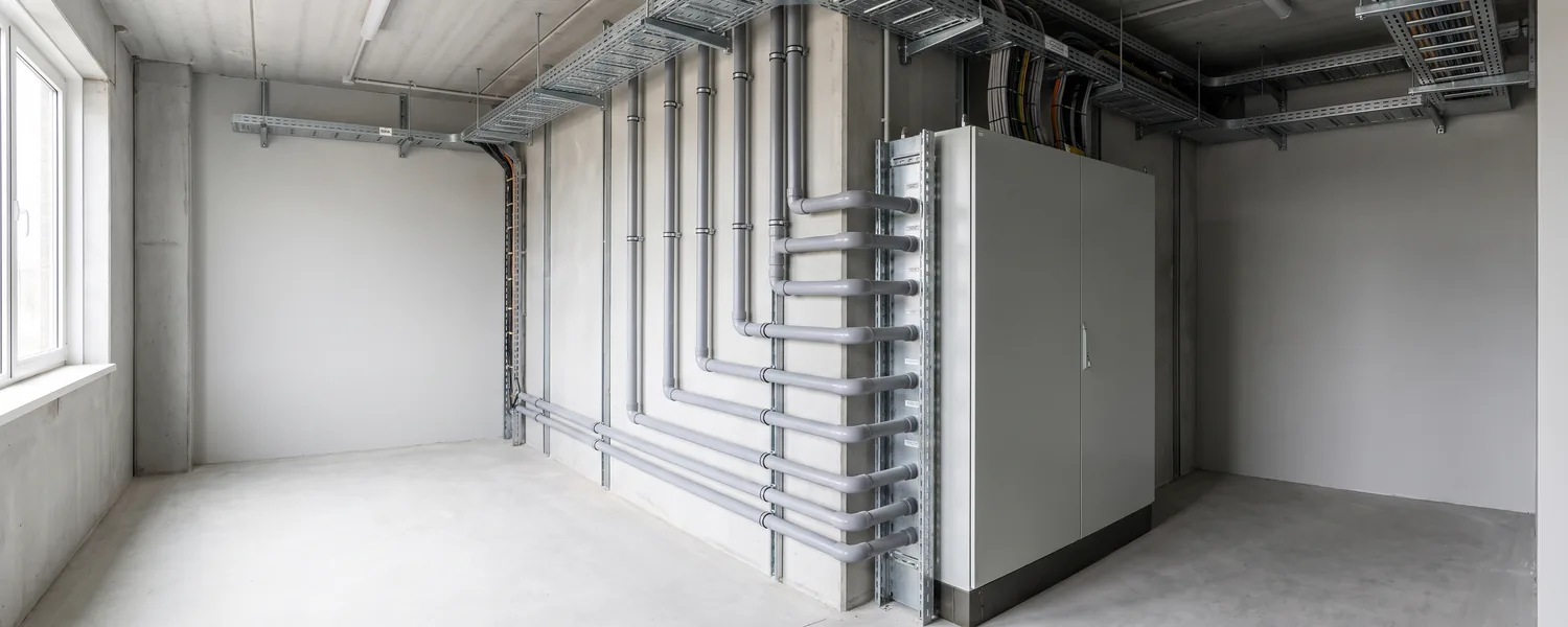 technische ruimte bekabeling installatie