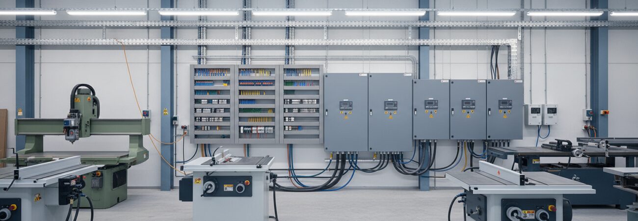 Werkplaats elektra installeren