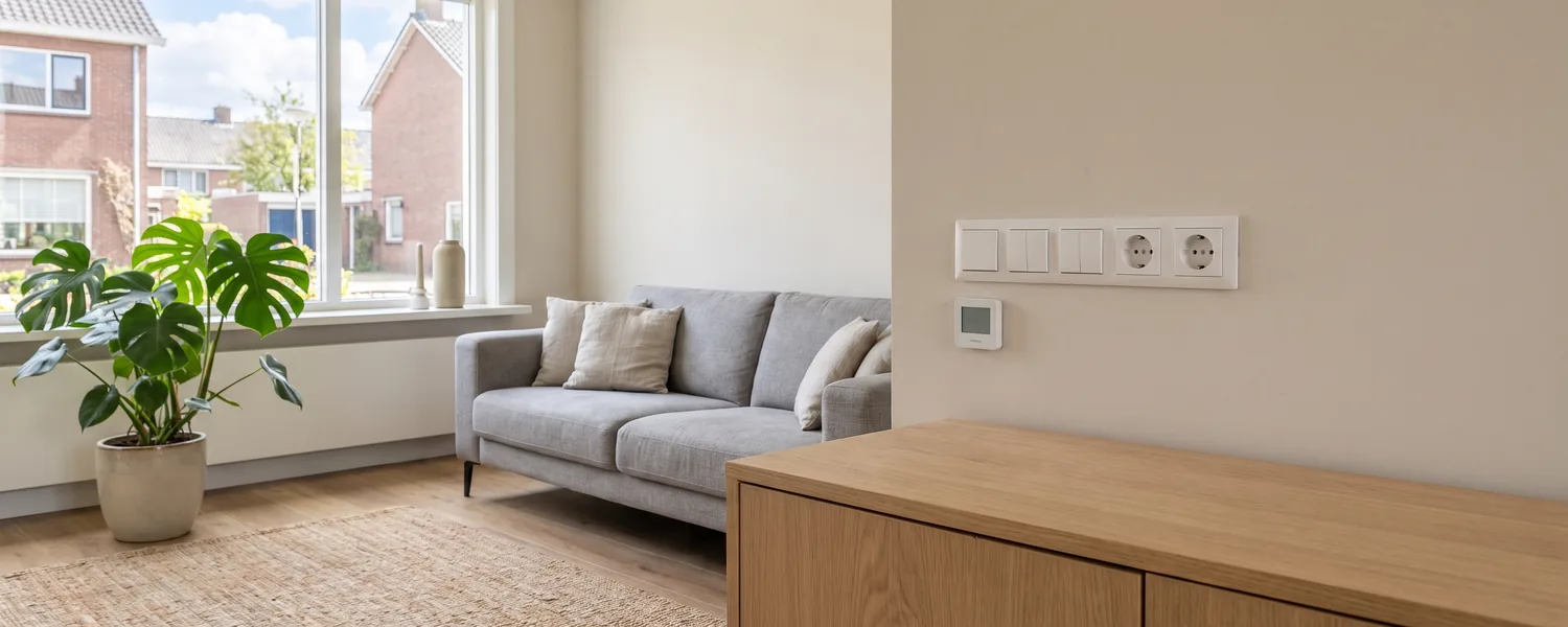 woonkamer schakelaars lichtknoppen