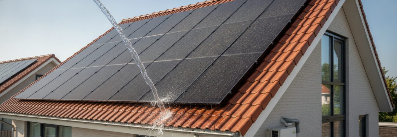 Zonnepanelen reiniging