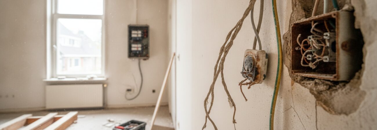 8 tips om oude bedrading tijdens renovatie sneller te herkennen.